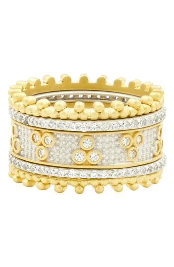 Women's Freida Rothman Fleur Bloom 5-stack Ring