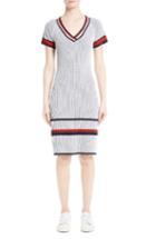 Women's St. John Collection Two-tone Rib Knit Dress