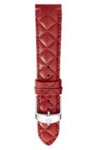 Women's Michele 20mm Quilted Leather Strap Watch