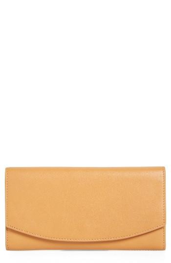 Women's Skagen Leather Wallet - Beige