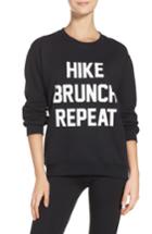 Women's Private Party Hike Brunch Repeat Sweatshirt - Black