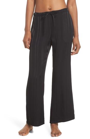 Women's Lacausa Vela Stripe Lounge Pants - Black