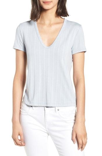 Women's All In Favor Rib Knit Tee - Blue