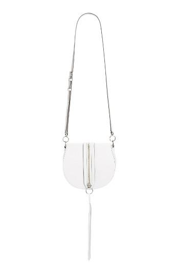 Rebecca Minkoff 'mara' Saddle Crossbody Bag - White