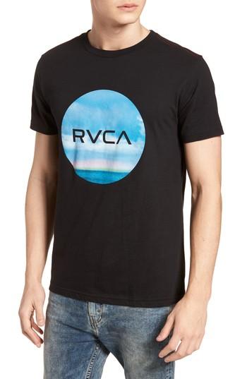 Men's Rvca Horizon Motors T-shirt - Black