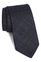 Men's John Varvatos Star Usa Dot Crosshatch Tie, Size - Blue