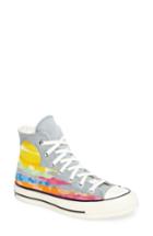 Women's Converse X Mara Hoffman All Star Embroidered High Top Sneaker M - Purple