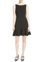 Women's Kate Spade New York Crepe Flounce Hem Fit & Flare Dress - Purple