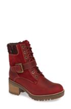 Women's Bos. & Co. Marvel Waterproof Moto Boot .5-7us / 37eu - Red