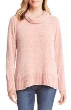 Women's Karen Kane Chenille Cowl Neck Sweater - Pink