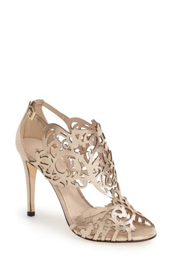 Women's Klub Nico Marcela Laser Cutout Sandal M - Metallic