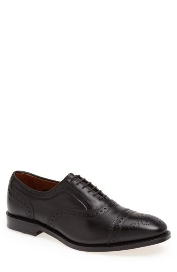 Men's Allen Edmonds 'strand' Cap Toe Oxford E - Black