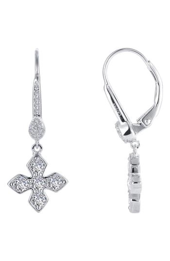 Women's Lafonn Small Maltese Cross Drop Earrings