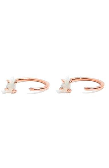 Women's Melissa Joy Manning Opal Hug Hoop Earrings