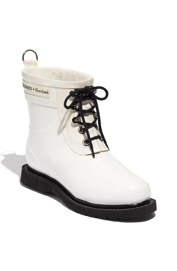 Women's Ilse Jacobsen 'rub' Boot Eu - White