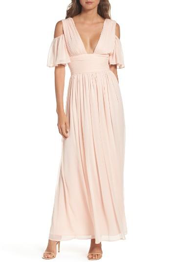 Women's French Connection Constance Cold Shoulder Maxi Dress