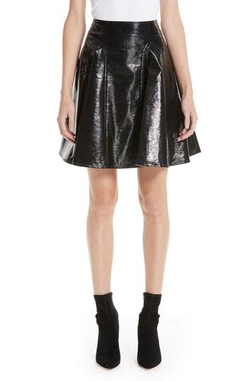 Women's Beaufille Trivia Coated Miniskirt - Black