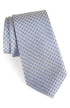 Men's Calibrate Optical Dot Silk Tie, Size - Yellow