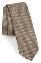 Men's Boss Jacquard Tie, Size - Beige