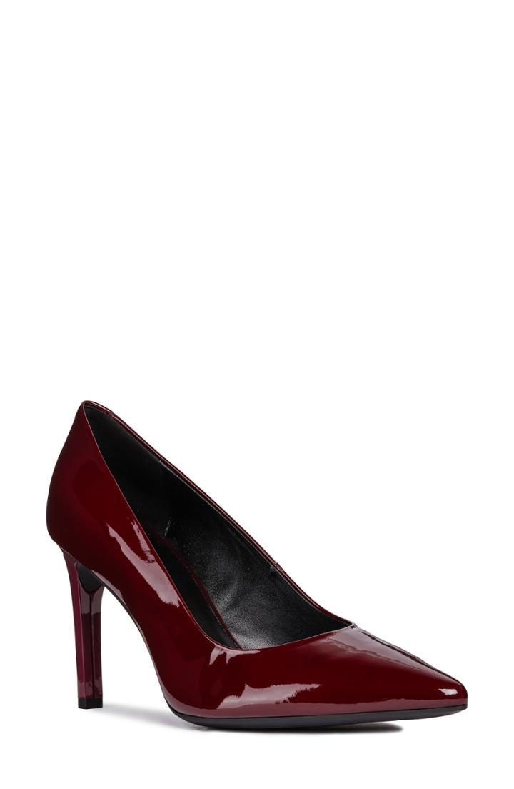 Women's Geox Faviola Pump .5us / 41eu - Burgundy