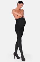 Women's Insignia By Sigvaris Graduated Compression Maternity Tights, Size C - Black