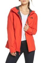 Women's The North Face 'dryzzle' Hooded Jacket - Red
