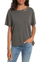 Women's Frame Chopped Crew Tee - Black