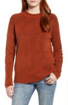 Women's Eileen Fisher Tencel Lyocell & Silk Sweater, Size - Purple