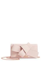 Women's Ted Baker London Giant Knot Matinee Wallet On A Chain - Pink