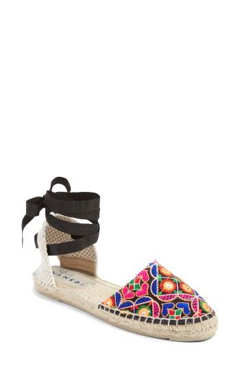 Women's Manebi Rajasthan Espadrille Sandal Eu - Red