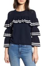 Women's Parker Rhonda Tiered Sleeve Sweater - Blue