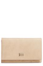Jimmy Choo Lizzie Patent Leather & Suede Clutch -
