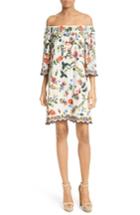 Women's Alice + Olivia Christiana Off The Shoulder Shift Dress