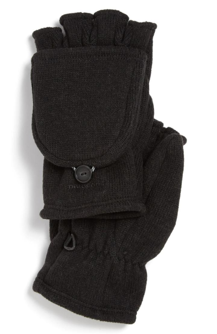 Women's Patagonia 'better Sweater' Gloves - Black