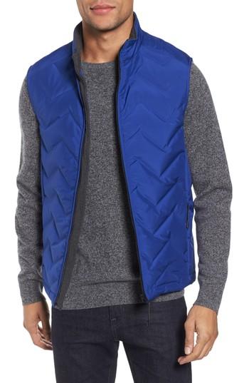 Men's Ted Baker London Hobart Down Vest (s) - Blue