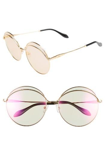 Women's Sonix Oasis 63mm Round Sunglasses -