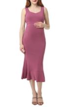 Women's Kimi And Kai Kora Maternity Mermaid Midi Dress - Pink