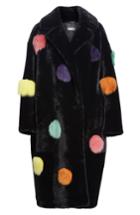 Women's Anne Vest Acacia Genuine Shearling Coat Us / 34 De - Black