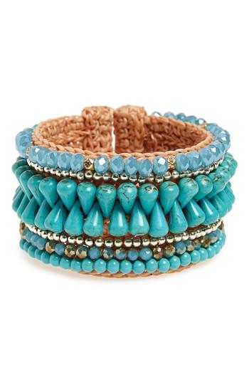 Women's Panacea Beaded Rope Cuff Bracelet