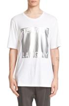 Men's Helmut Lang Foil Graphic T-shirt - White