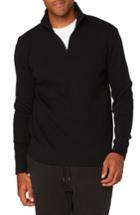 Men's Threads For Thought Chad Half Zip Thermal Pullover - Black