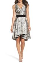 Women's Eliza J Jacquard High/low Dress - Metallic