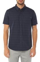 Men's O'neill Mckenna Short Sleeve Camp Shirt - Blue