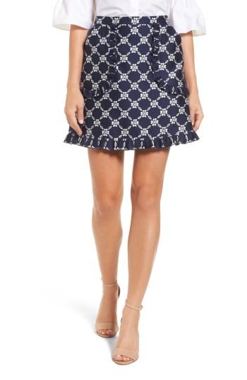 Women's Draper James Floral Lattice Ruffle Skirt