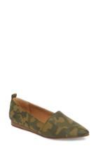 Women's Lucky Brand Beechmer Pointy Toe Flat M - Green