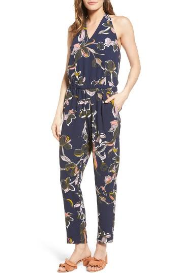 Women's Halogen Halter Jumpsuit - Blue