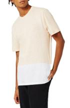 Men's Topman Slim Fit Panel T-shirt