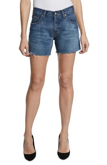 Women's Prps El Camino Cutoff Denim Boyfriend Shorts - Blue