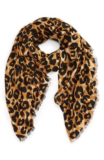 Women's Sole Society Cheetah Print Scarf