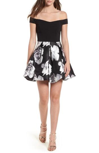 Women's Speechless Floral Fit & Flare Dress